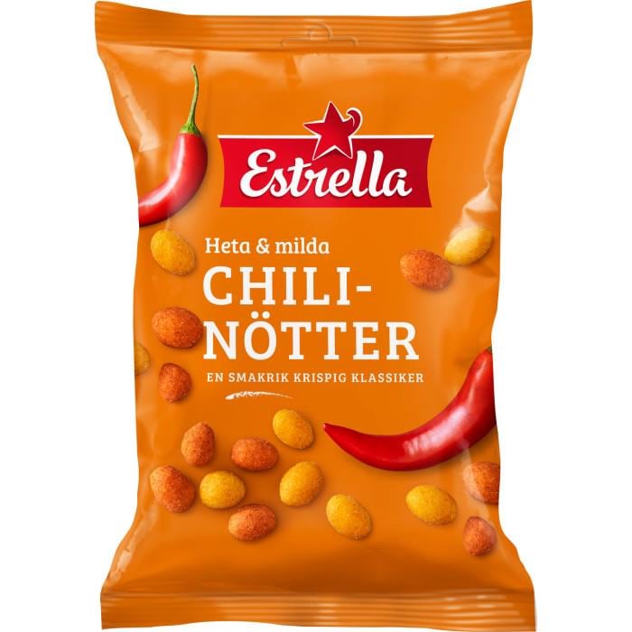 Estrella Chilinötter 150g | Swedish Spicy Peanuts | Authentic Swedish Candy & Snacks