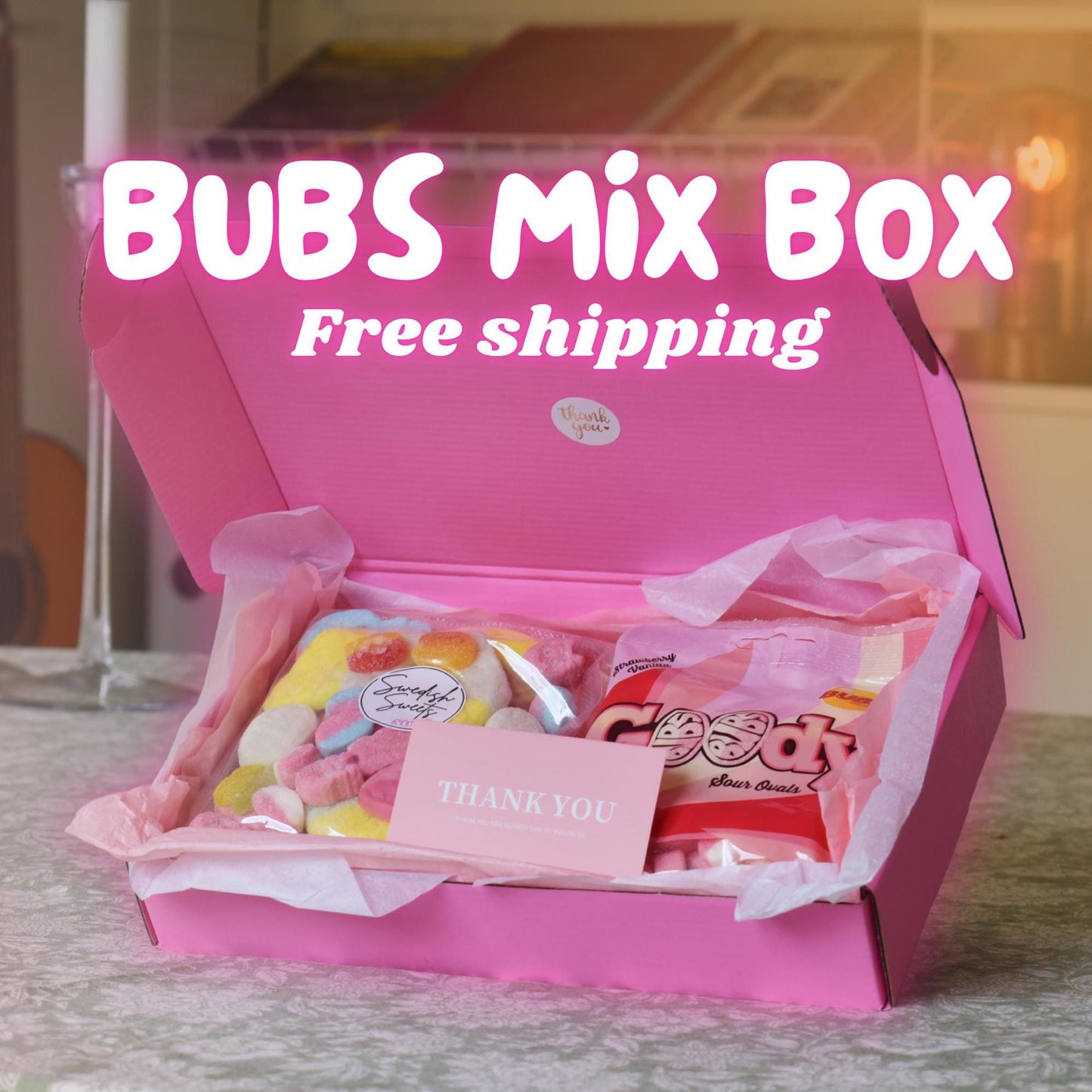 Bubs Swedish Candy Mix Box, Vegan Gluten-Free Treat