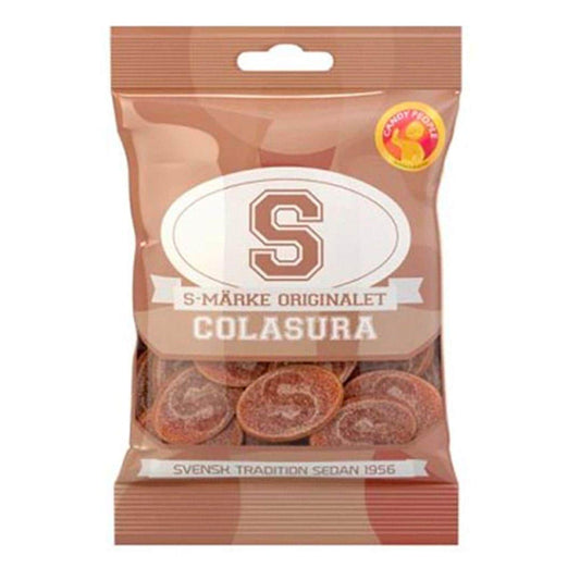 S-Märke Sour Cola Candy, Classic Swedish Treat (14 x 70g)