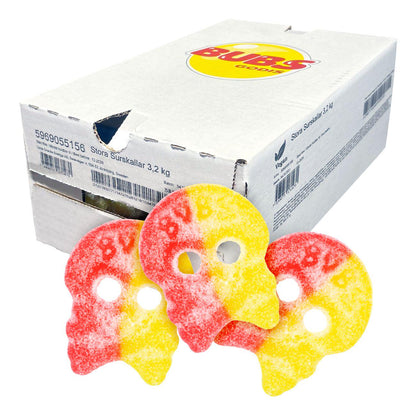 BUBS Sour Skulls, Vegan Swedish Gummies