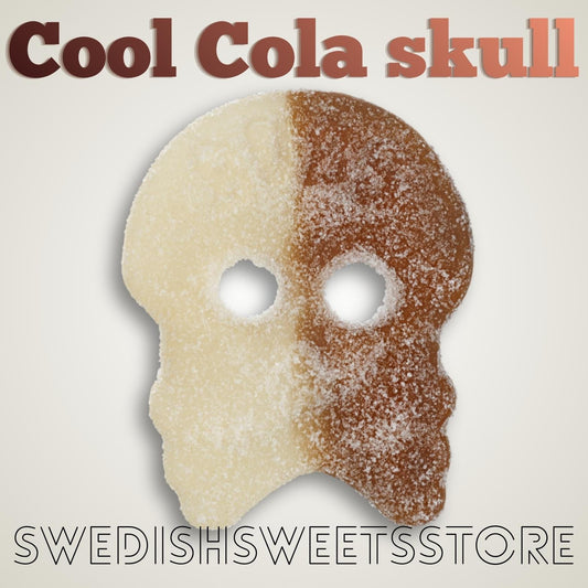 BUBS Cola Skull Gummies, Vegan Swedish Candy