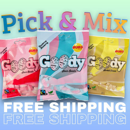 BUBS Swedish Candy • Pick and Mix, 3 x 90g