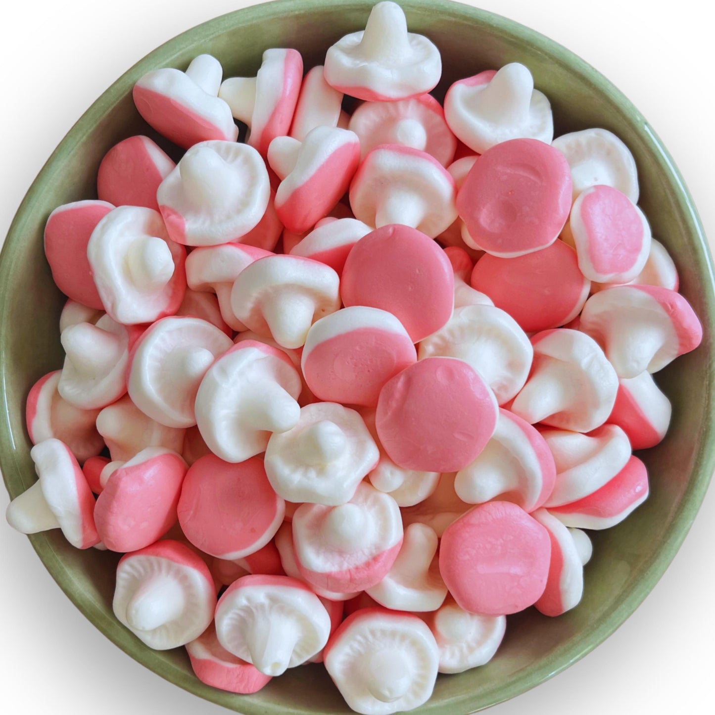 Foam Chanterelle Mushrooms: Vanilla Candy Treats