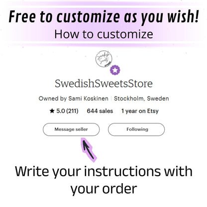 Swedish Foam Mushroom Sweets